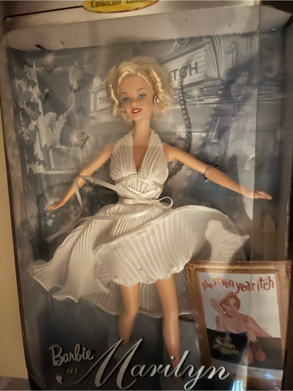 Barbie as Marilyn Doll in White 7 Year Itch Dress